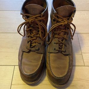 REDWING SHOES CLASSIC MOC MEN'S 6-INCH LEATHER HERITAGE SIZE 13 WIDE (EE)